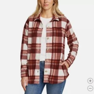 NWT  EDDIE BAUER MICROFLEECE SHIIRT